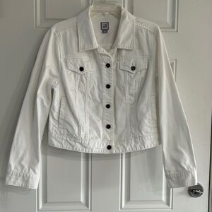 JCPenney White Denim Jacket